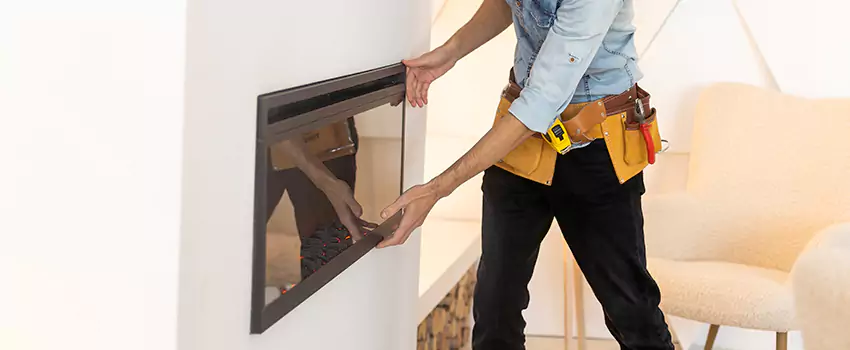 Metal Fireplace Installation in Elk Grove, California