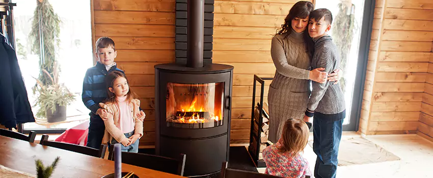 Morso Cast Iron Fireplace Insert Installation in Elk Grove, California