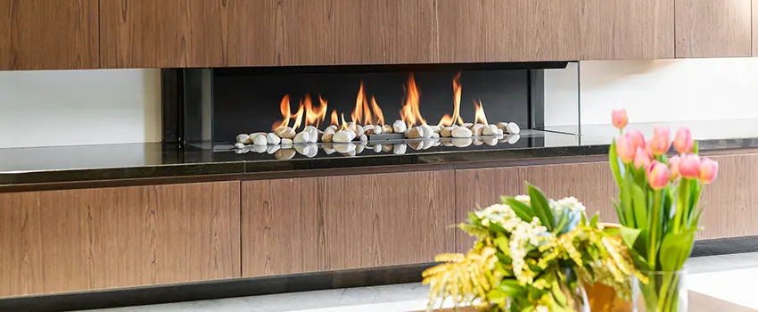 Double-height Fireplace Design Refurbishment in Elk Grove, California